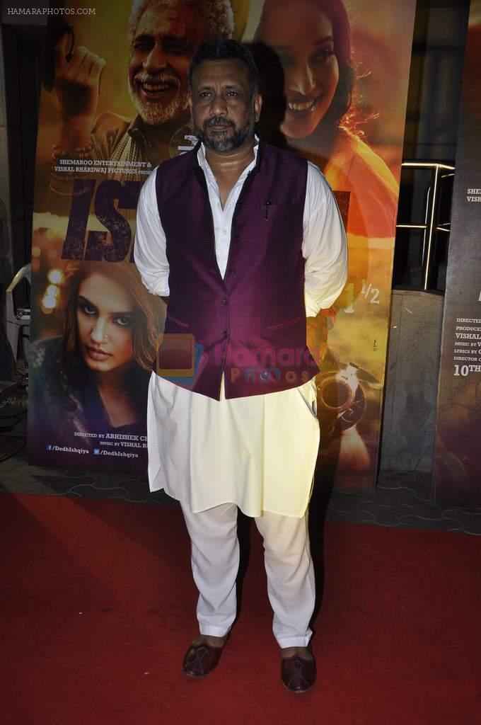Anubhav Sinha at Dedh Ishqiya premiere in Cinemax, Mumbai on 9th Jan 2014