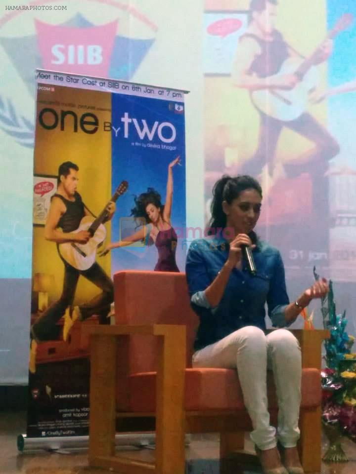 Preeti Desai promote their latest movie One by Two at Ignisense, Pune on 9th Jan 2014.