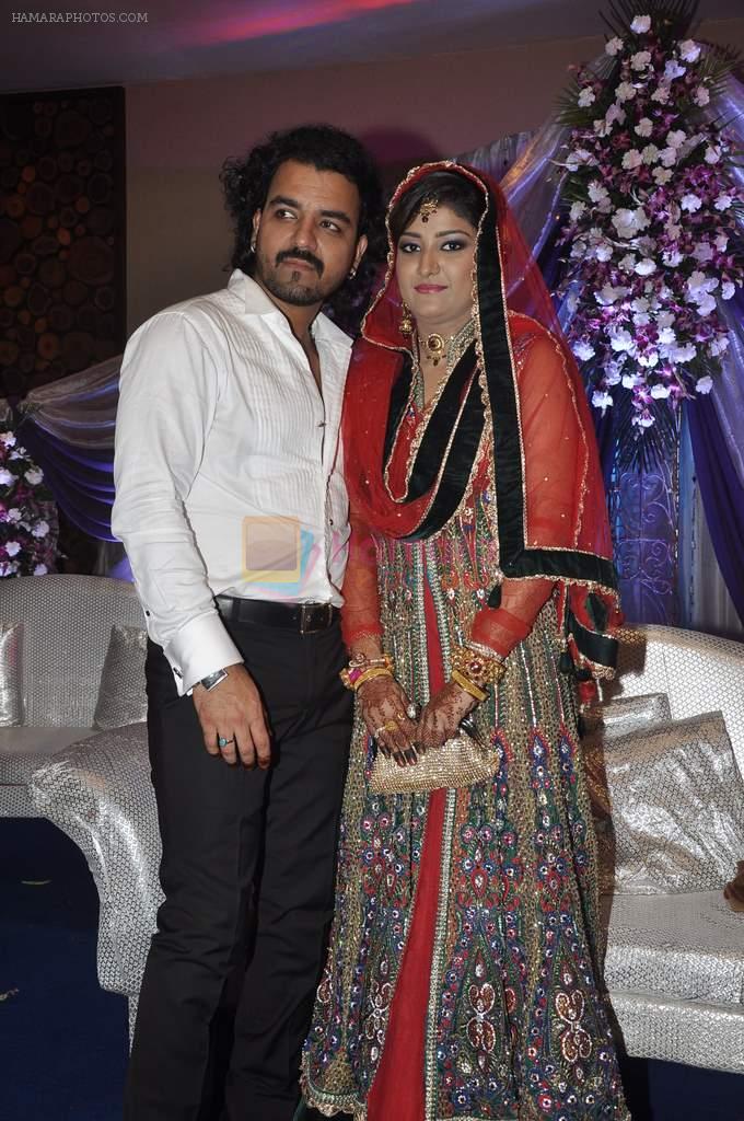 Toshi Sabri at singer Toshi Sabri's wedding reception in Novotel, Mumbai on 13th Jan 2014