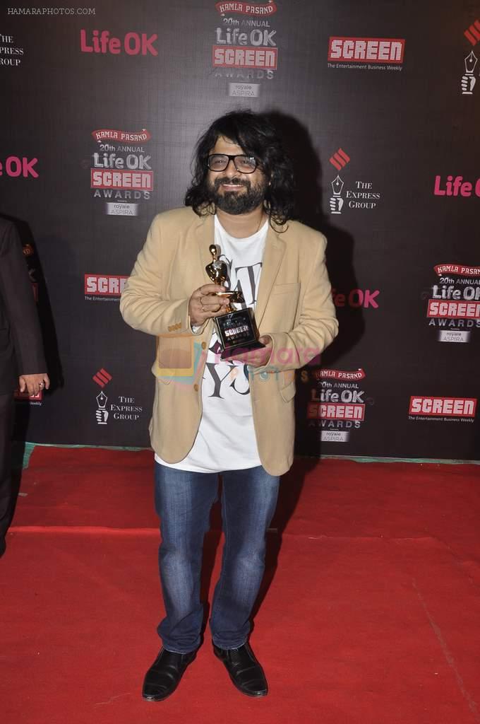 Pritam Chakraborty at 20th Annual Life OK Screen Awards in Mumbai on 14th Jan 2014