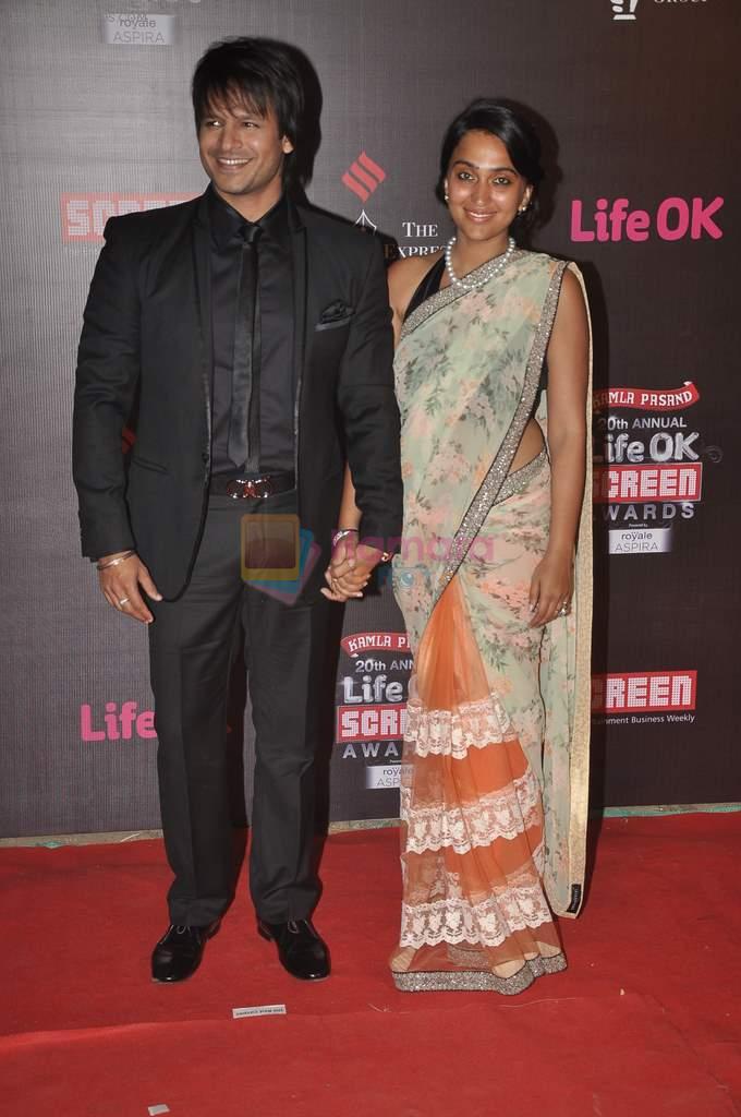 Vivek Oberoi at 20th Annual Life OK Screen Awards in Mumbai on 14th Jan 2014