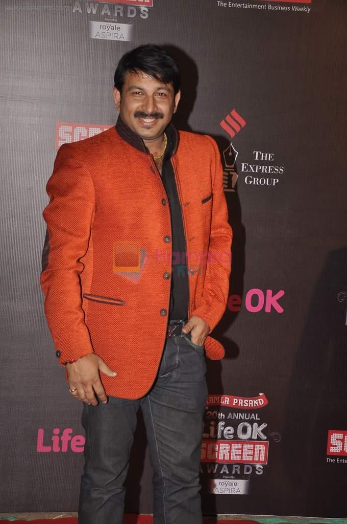 at 20th Annual Life OK Screen Awards in Mumbai on 14th Jan 2014