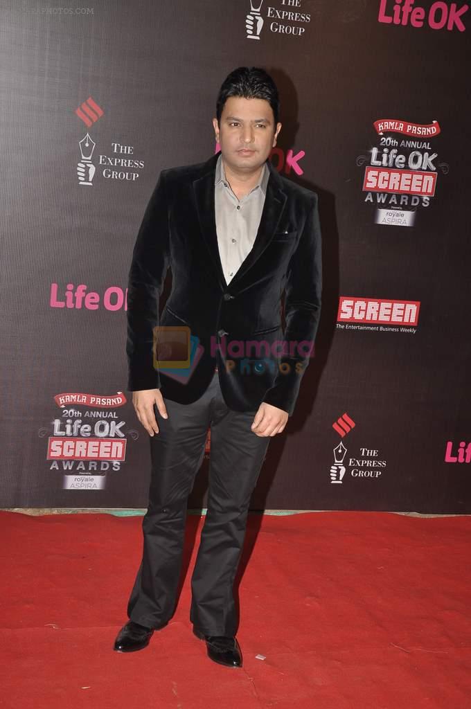 Bhushan Kumar at 20th Annual Life OK Screen Awards in Mumbai on 14th Jan 2014
