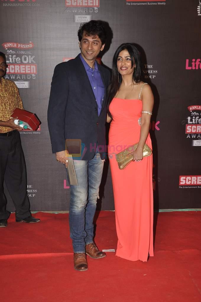 Shibani Kashyap at 20th Annual Life OK Screen Awards in Mumbai on 14th Jan 2014