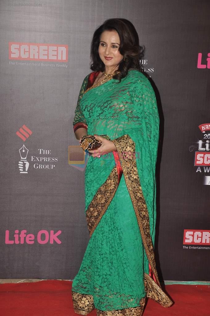 Poonam Dhillon at 20th Annual Life OK Screen Awards in Mumbai on 14th Jan 2014