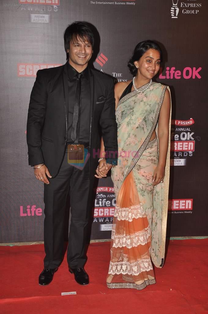 Vivek Oberoi at 20th Annual Life OK Screen Awards in Mumbai on 14th Jan 2014