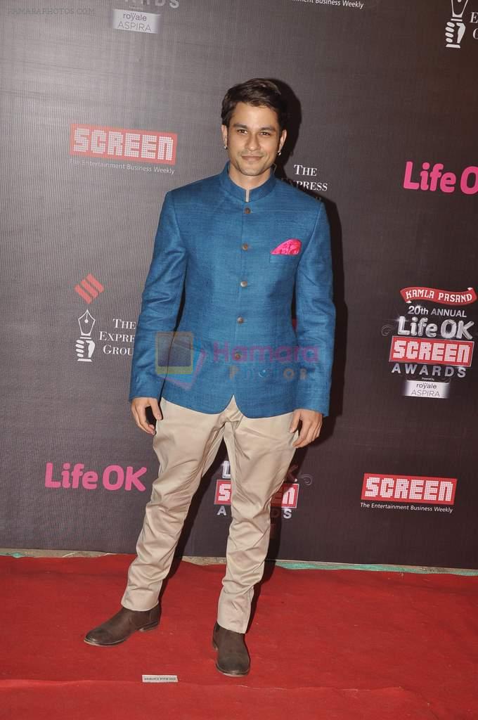 Kunal khemu at 20th Annual Life OK Screen Awards in Mumbai on 14th Jan 2014