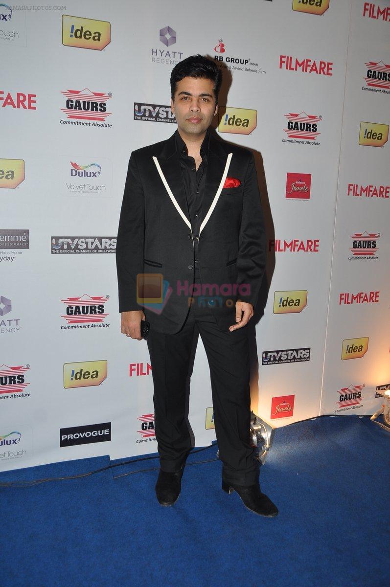 Karan Johar at Filmfare Awards Nomination Bash in Mumbai on 15th Jan 2014
