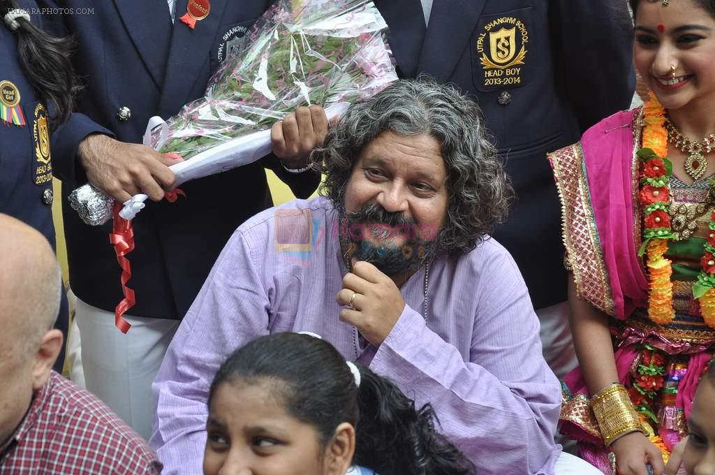 Amole Gupte at dutch children's film festival in Utpal Sanghvi School, Mumbai on 15th Jan 2014