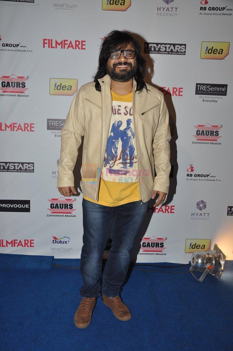 Pritam Chakraborty at Filmfare Awards Nomination Bash in Mumbai on 15th Jan 2014