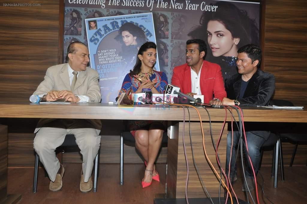 Deepika Padukone at stardust cover launch in Mumbai on 15th Jan 2014