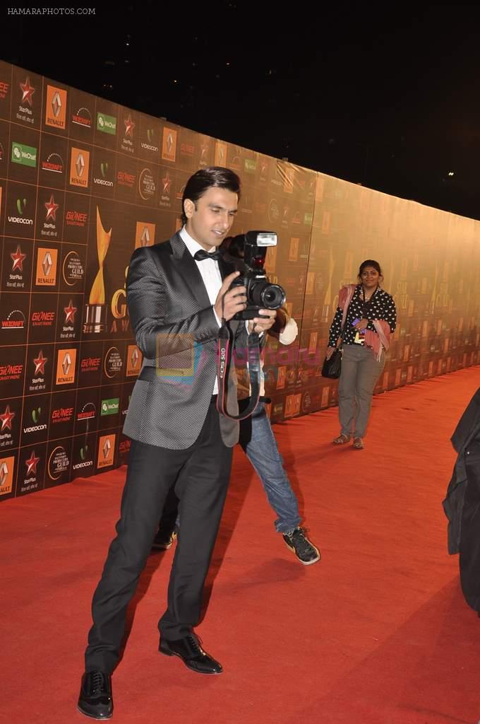 Ranveer Singh at The Renault Star Guild Awards Ceremony in NSCI, Mumbai on 16th Jan 2014