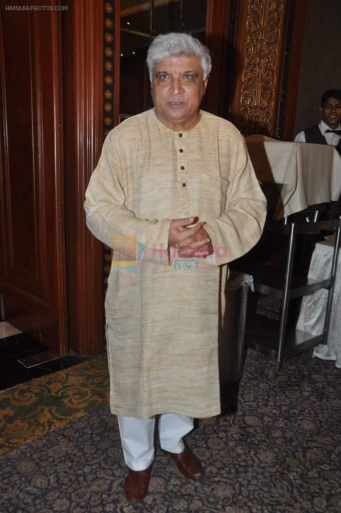 Javed AKhtar at royalty meet in Sea Princess, Mumbai on 16th Jan 2014