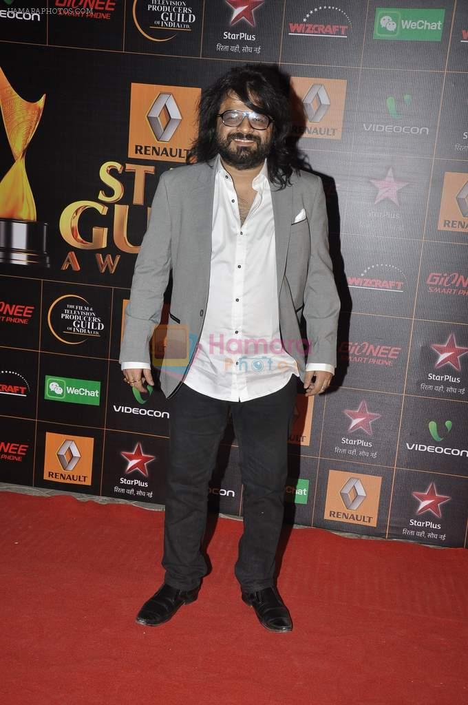 Pritam Chakraborty at The Renault Star Guild Awards Ceremony in NSCI, Mumbai on 16th Jan 2014