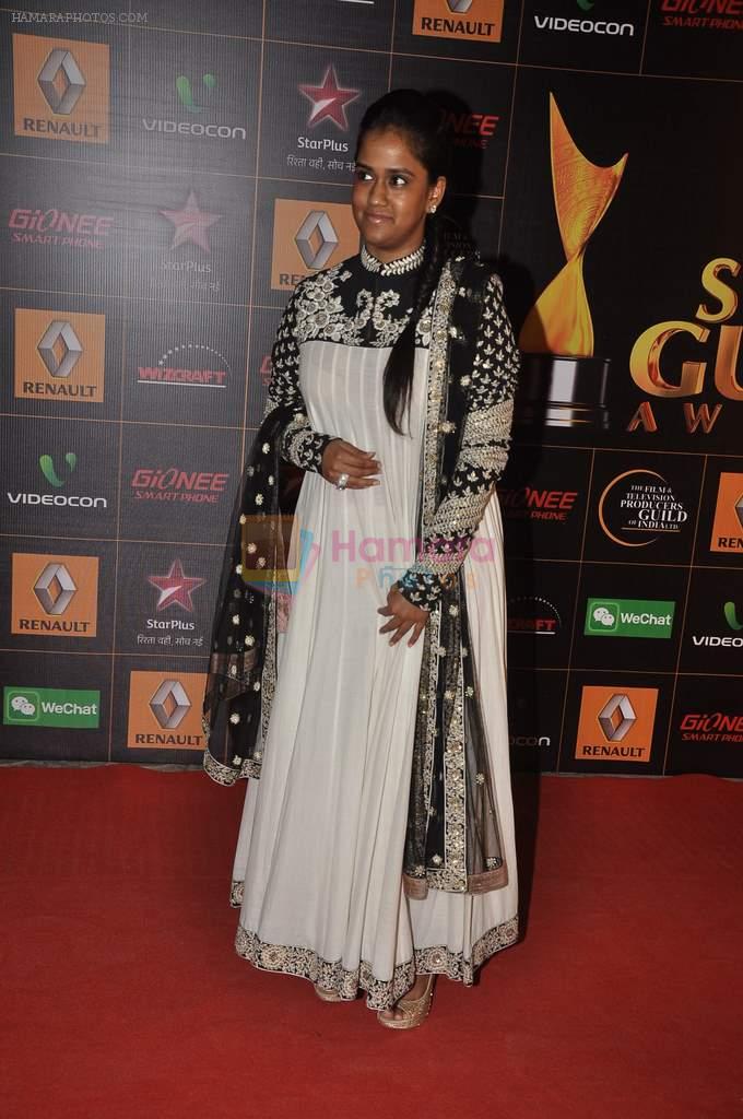 Arpita Khan  at The Renault Star Guild Awards Ceremony in NSCI, Mumbai on 16th Jan 2014
