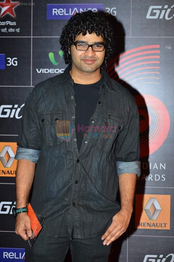 Siddharth Mahadevan at 4th Gionne Star Global Indian Music Academy Awards in NSCI, Mumbai on 20th Jan 2014