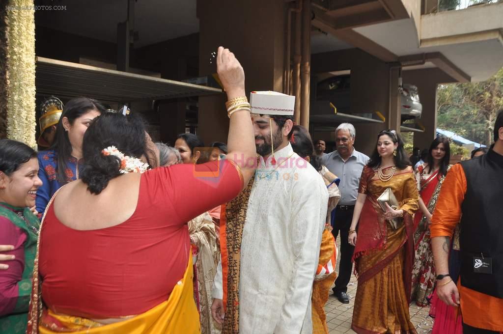 at Sameera Reddy & Akshai Varde's wedding ceremony in Mumbai on 21st Jan 2014