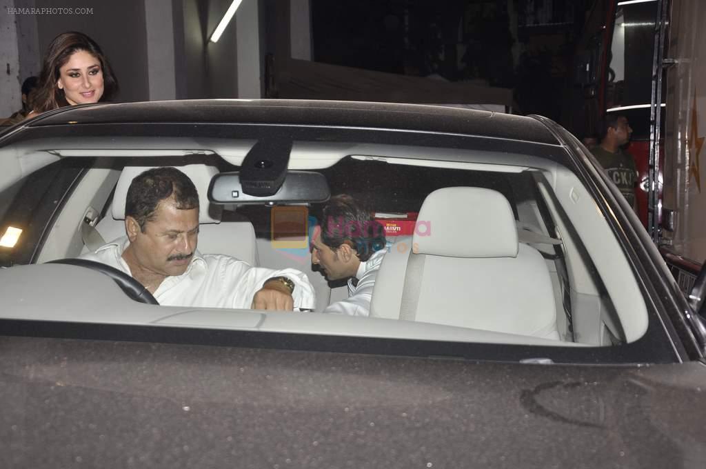 Kareena Kapoor, Saif Ali Khan Snapped at Mehboob Studio in Mumbai on 23rd Jan 2014