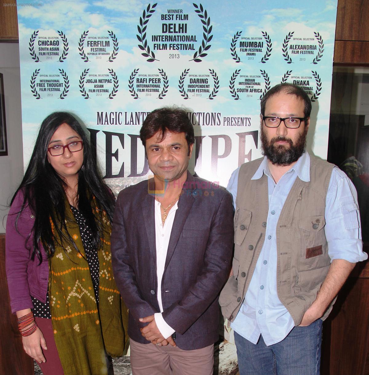 Rajita Sharma, Rajpal Yadav, Vivek Budakoti 1 at a promotional event of Pied Piper