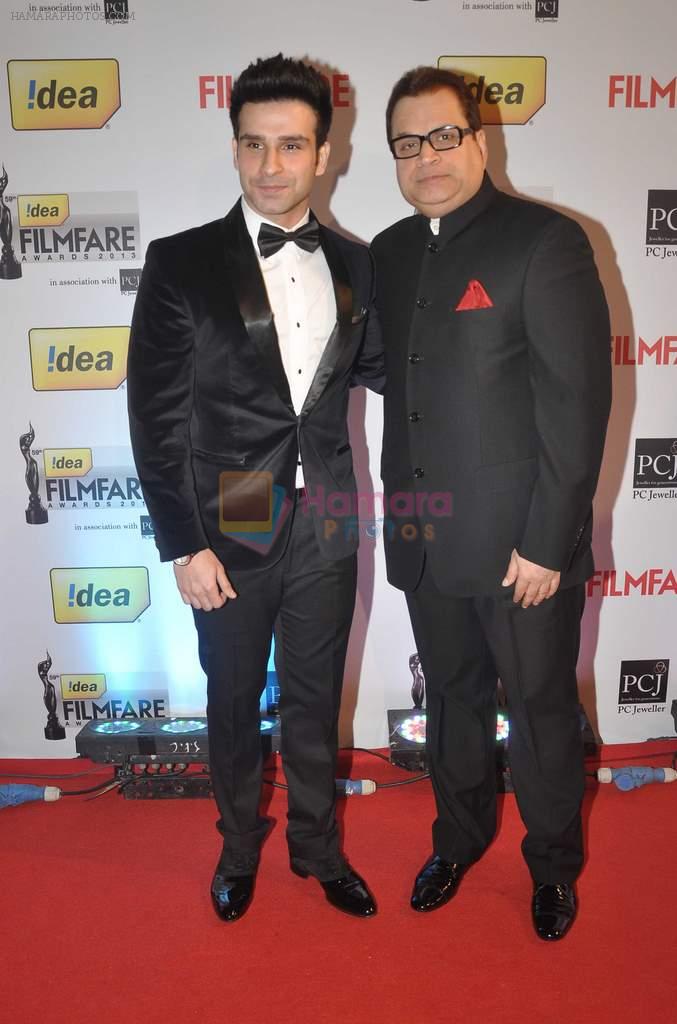 Girish & Ramesh Taurani walked the Red Carpet at the 59th Idea Filmfare Awards 2013 at Yash Raj