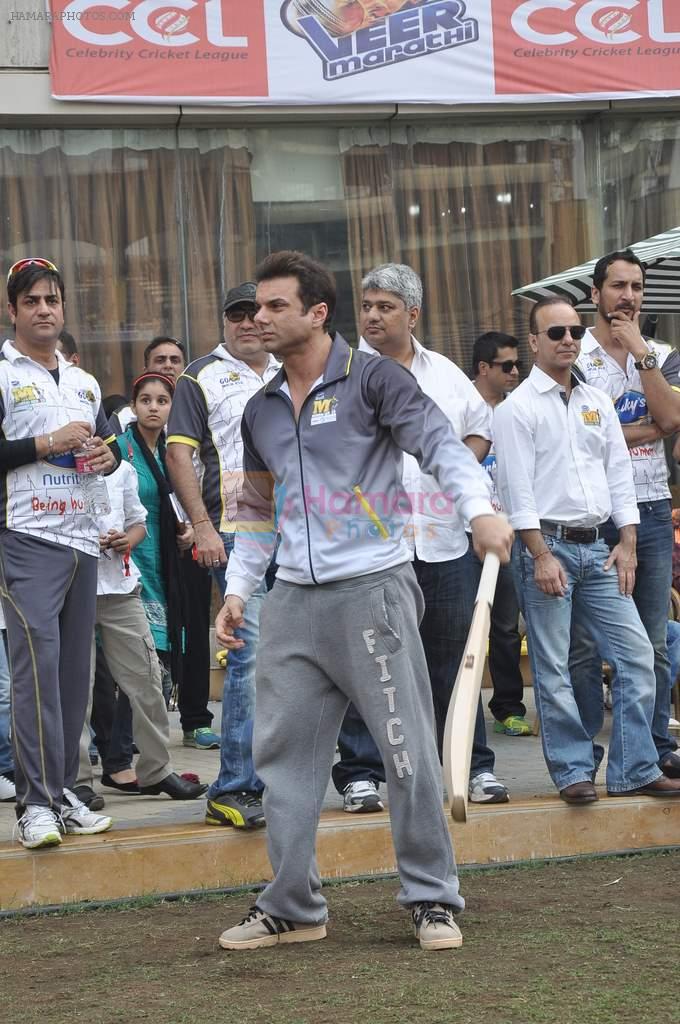 Sohail Khan at CCL match in D Y Patil, Mumbai on 25th Jan 2014