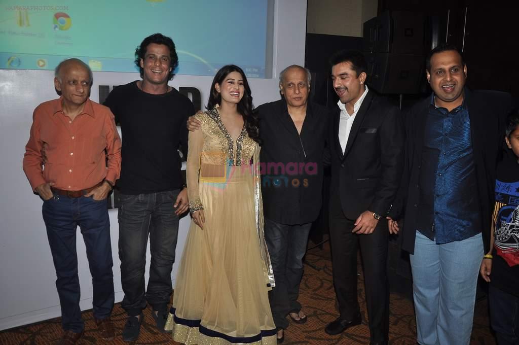 Ajaz Khan, Arjumman Mughal, Vikram Singh, Mahesh Bhatt, Mukesh Bhatt at Ya Rab film music launch in Novotel, Mumbai on 28th JAn 2014