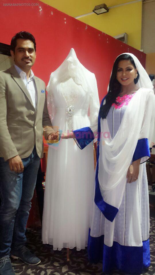 Veena Malik with her husband Asad Khan Khattak on 28th Jan 2014