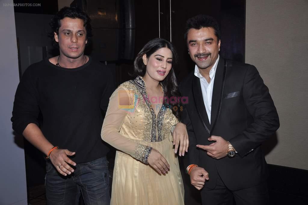 Ajaz Khan, Arjumman Mughal, Vikram Singh at Ya Rab film music launch in Novotel, Mumbai on 28th JAn 2014