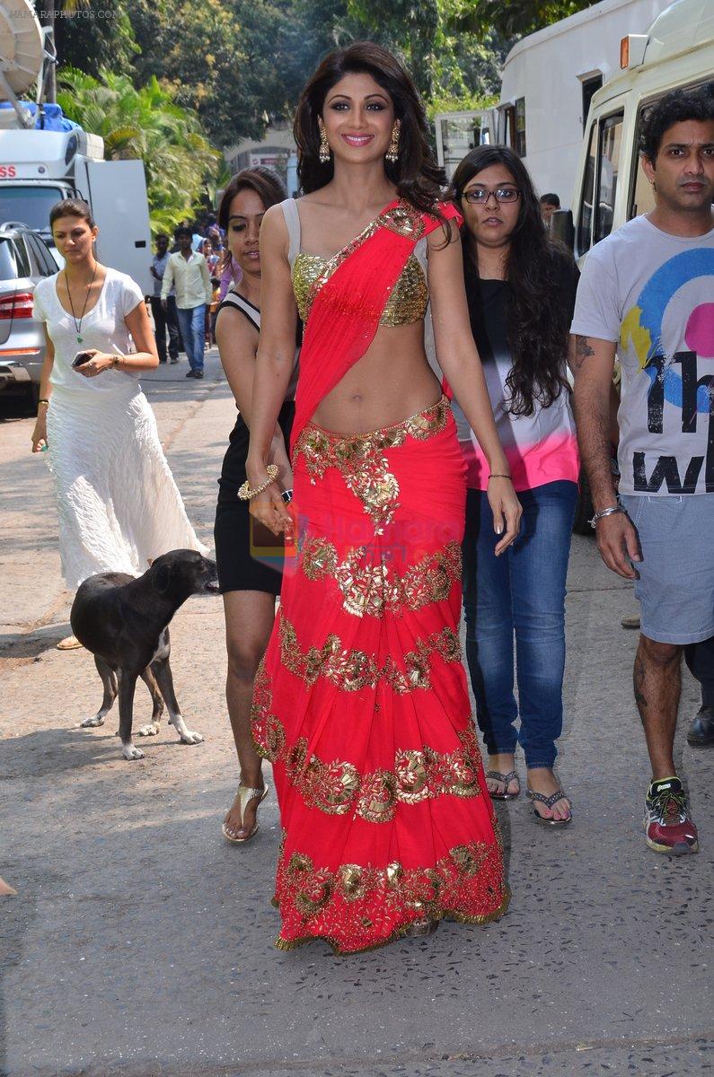 Shilpa Shetty on the sets of Nach Baliye 6 in Mumbai on 31st Jan 2014