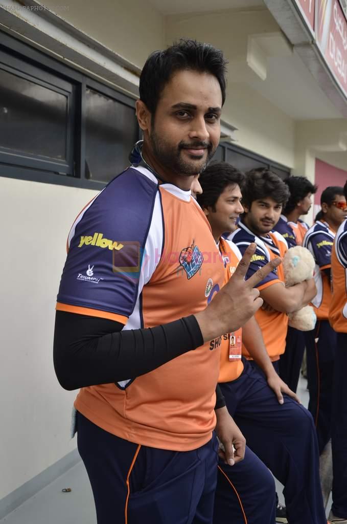 at CCL Match of Mumbai Heroes Vs Telugu Warriors in Dubai on 1st Feb 2014