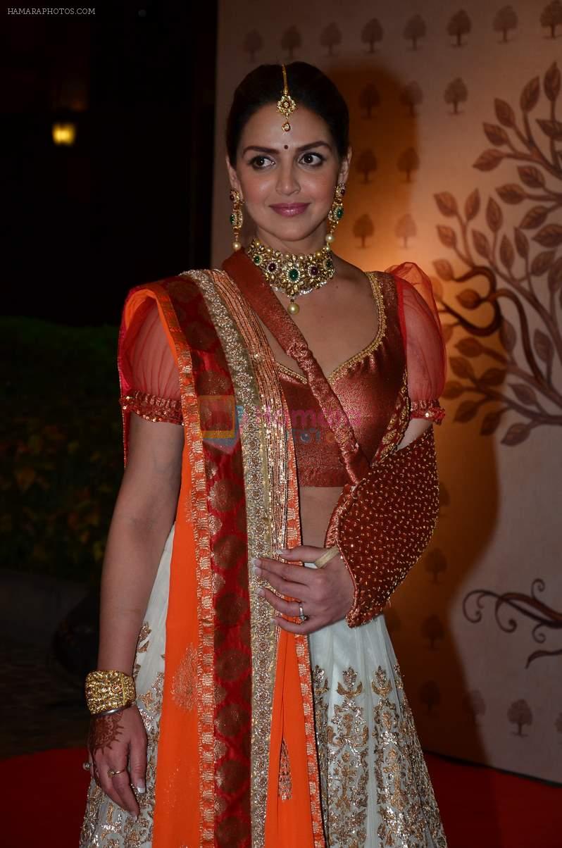 Esha Deol at Ahana Deol's Wedding Ceremony in ITC Maratha, Mumbai on 1st Feb 2014