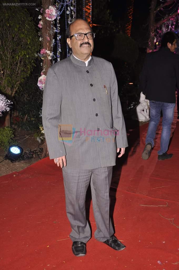 Amar Singh at Ahana Deol's Wedding Reception in Mumbai on 2nd Feb 2014