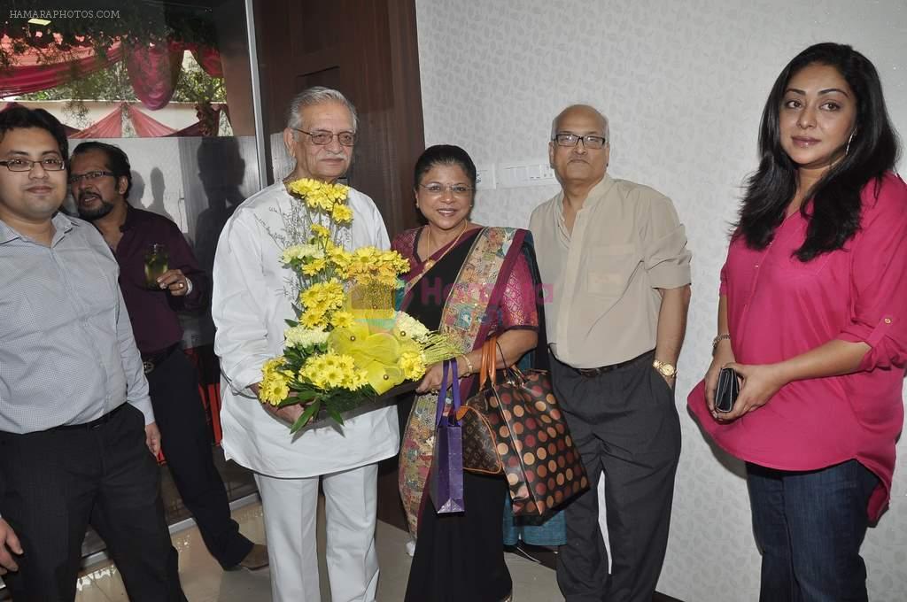 Gulzaar at Launch of Dr. Trasi's clinic La Piel in Oshiwara, Mumbai on 2nd Feb 2014
