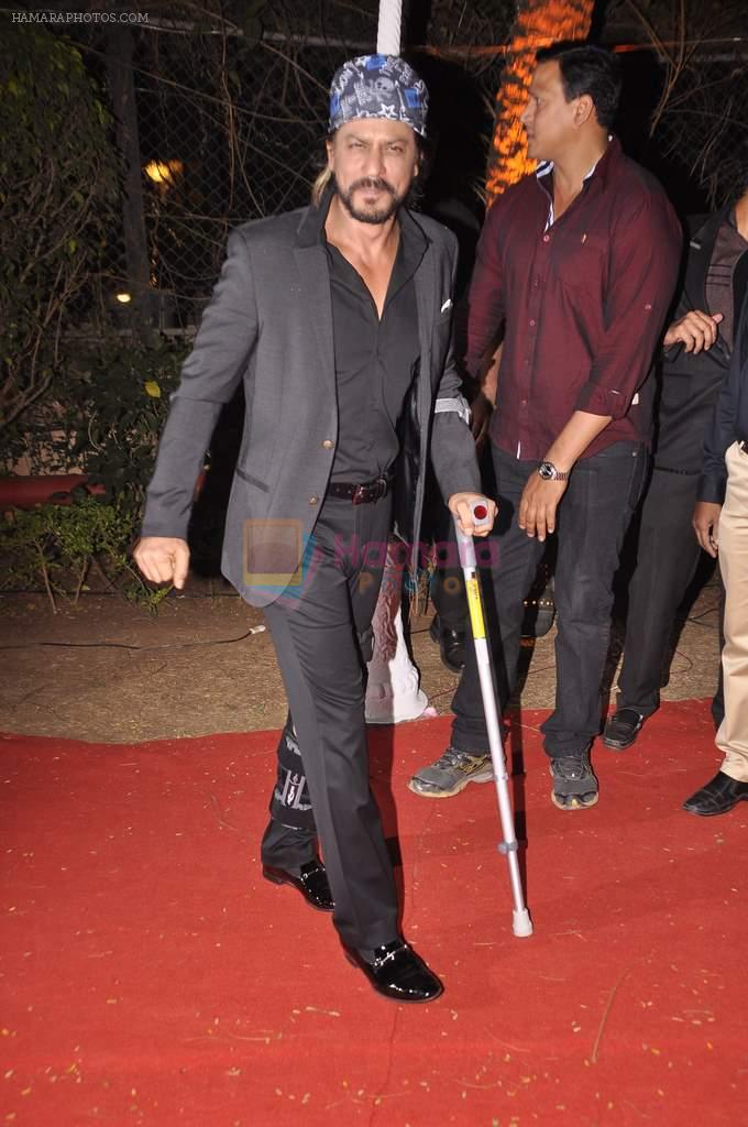 Shahrukh Khan at Ahana Deol's Wedding Reception in Mumbai on 2nd Feb 2014