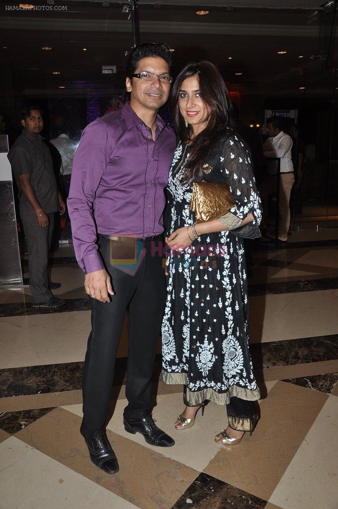 Shaan at Siddharth Kannan's wedding reception with Neha in Mumbai on 4th Feb 2014