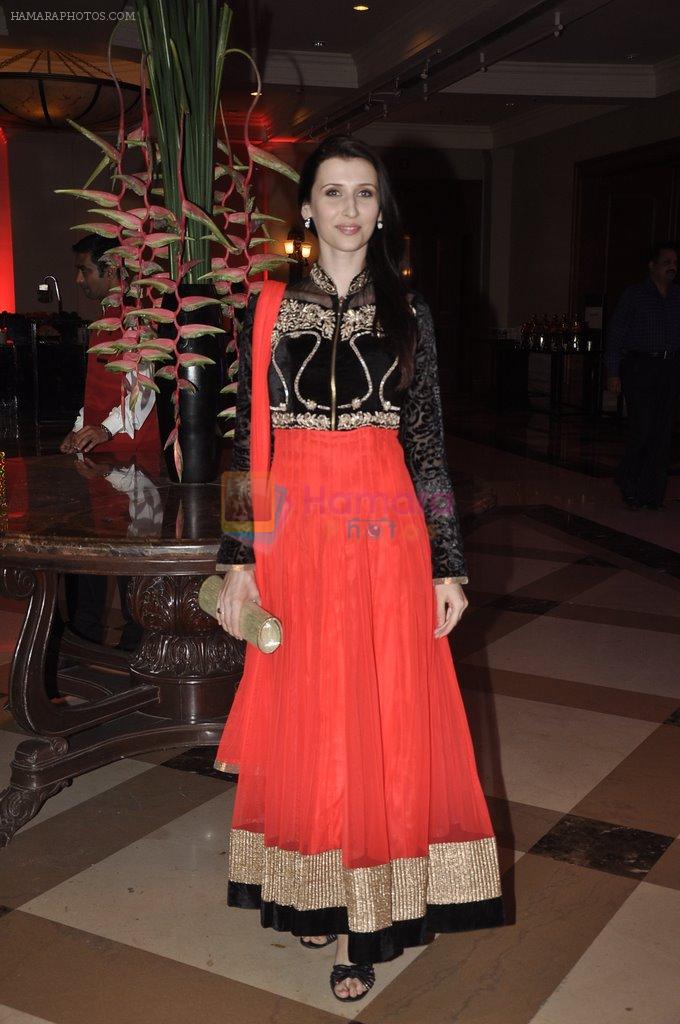 Alecia Raut at Siddharth Kannan's wedding reception with Neha in Mumbai on 4th Feb 2014