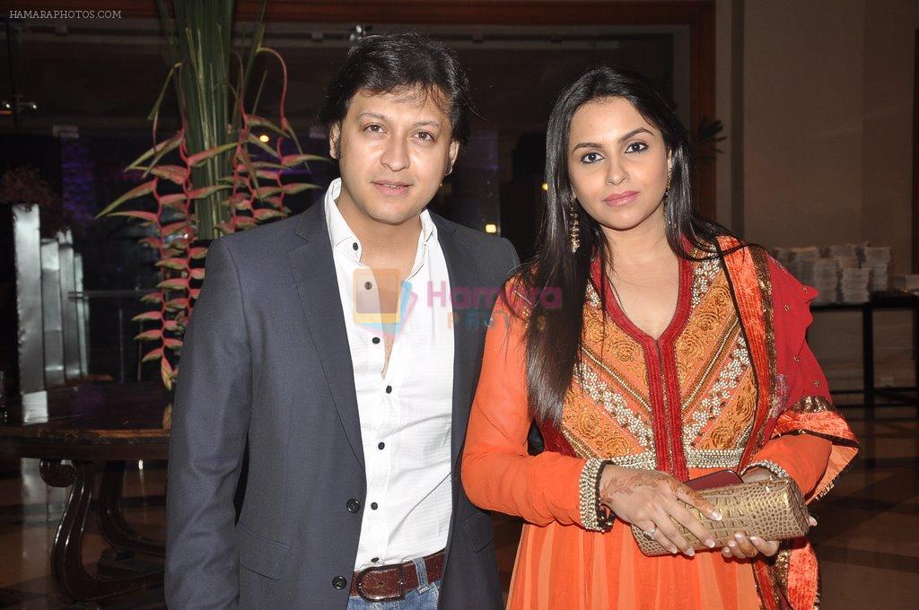 Arjun Punj at Siddharth Kannan's wedding reception with Neha in Mumbai on 4th Feb 2014