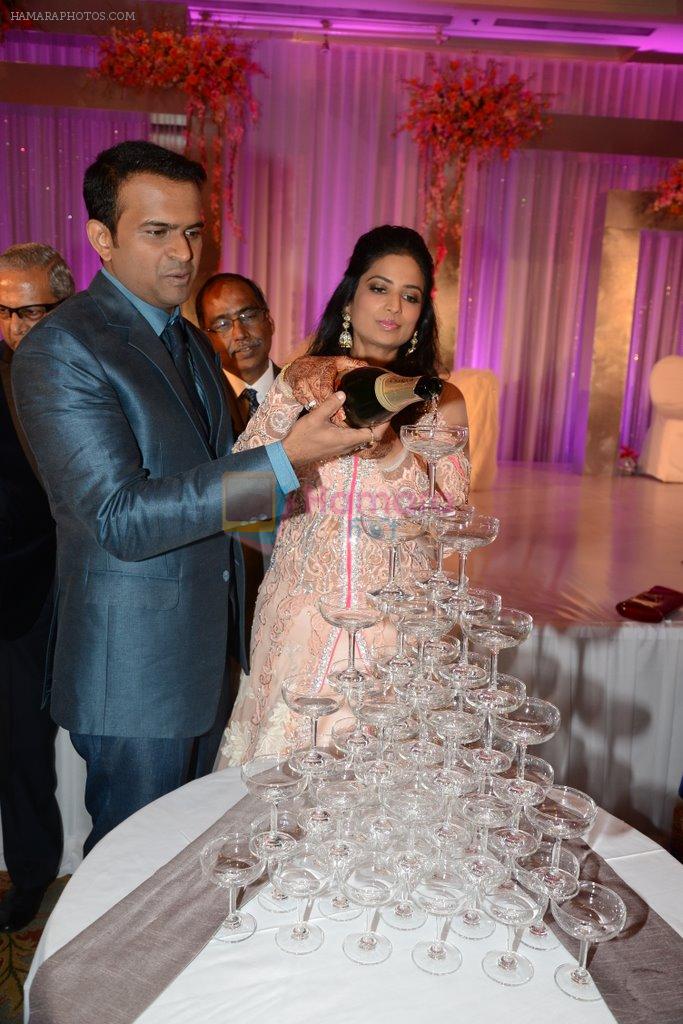 Siddharth Kannan's wedding reception with Neha in Mumbai on 4th Feb 2014