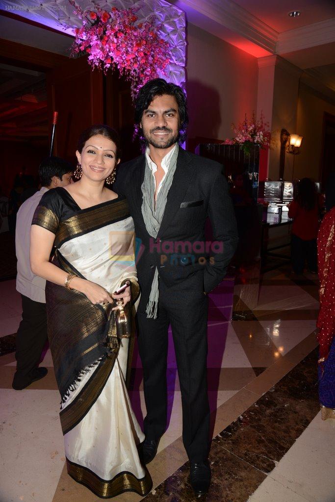 Prachi Shah at Siddharth Kannan's wedding reception with Neha in Mumbai on 4th Feb 2014