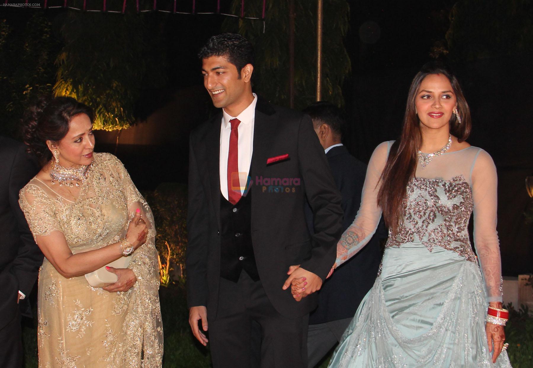 Ahana Deol's wedding reception in Delhi on 5th Feb 2014