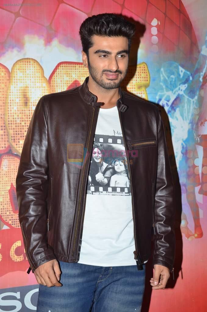 Arjun Kapoor at gunday promotions on the sets of Boogie Woogie in Malad, Mumbai on 6th Feb 2014
