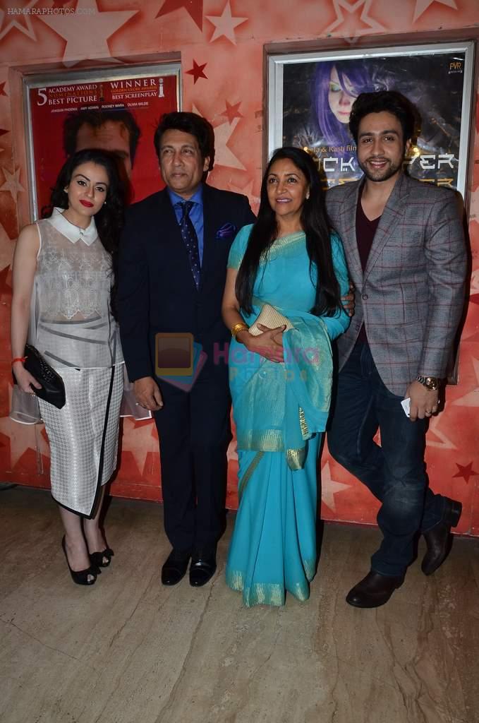 Shekhar Suman, Adhyayan Suman and Ariana Ayam, Deepti Naval at Heartless promotions in Cinemax, Mumbai on 7th Feb 2014