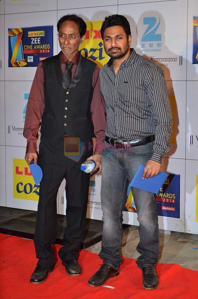 at Zee Awards red carpet in Filmcity, Mumbai on 8th Feb 2014