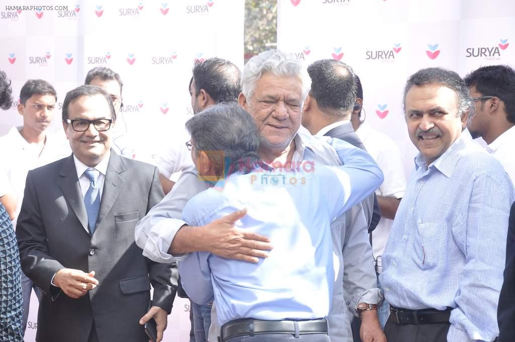 Om Puri at the launch of Surya Child care Hospital in Mumbai on 8th Feb 2014
