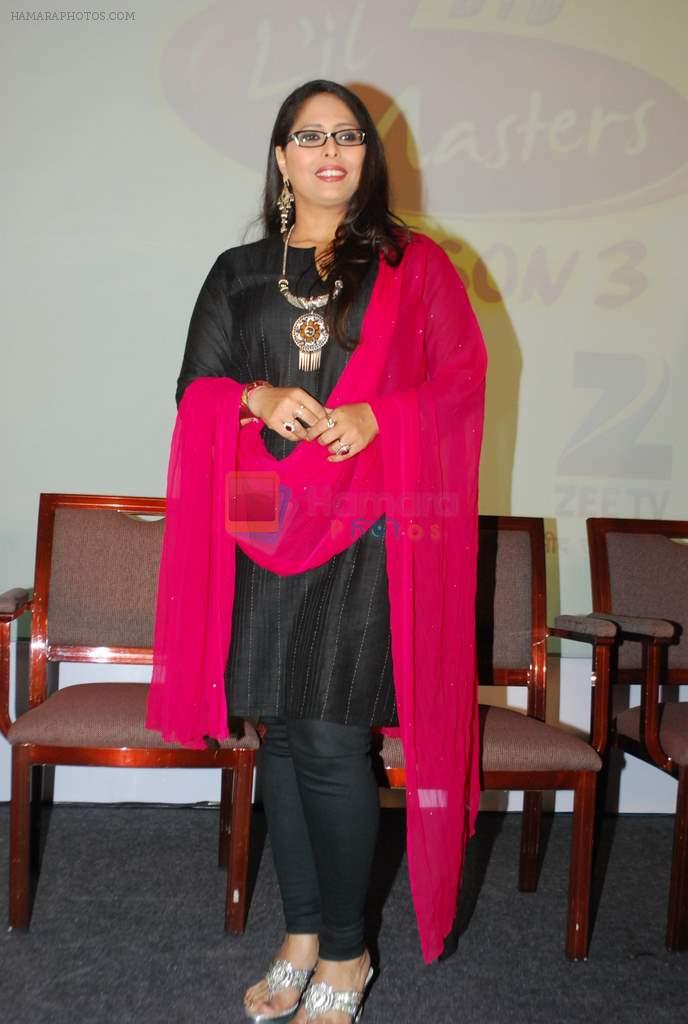 Geeta Kapoor at Zee Lil masters press meet in Hyatt Regency, Mumbai on 10th Feb 2014