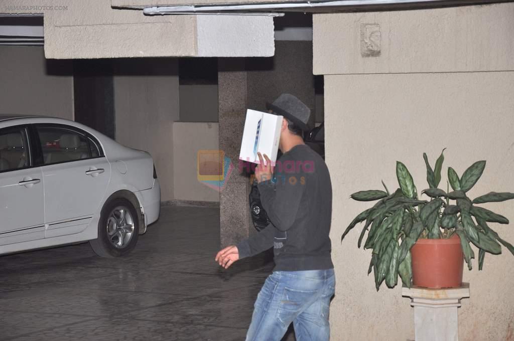 Ranbir Kapoor snapped leaving Karan Johar's house in Bandra, Mumbai on 10th Feb 2014