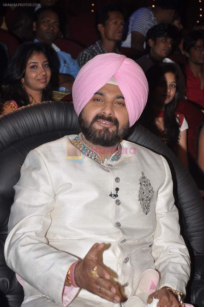 Navjot Singh Sidhu on the sets of Comedy Nights with Kapil in Filmcity, Mumbai on 11th Feb 2014