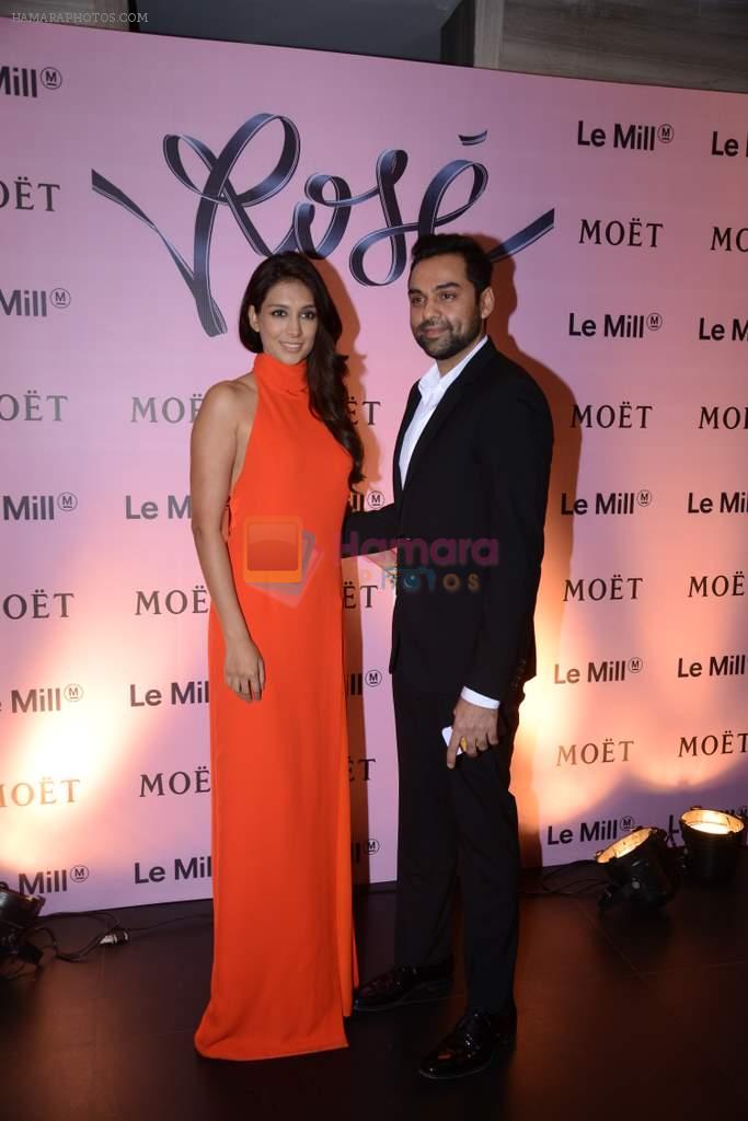 Abhay Deol, Preeti Desai at rose moet launch live feed from the event in Mumbai on 13th Feb 2014