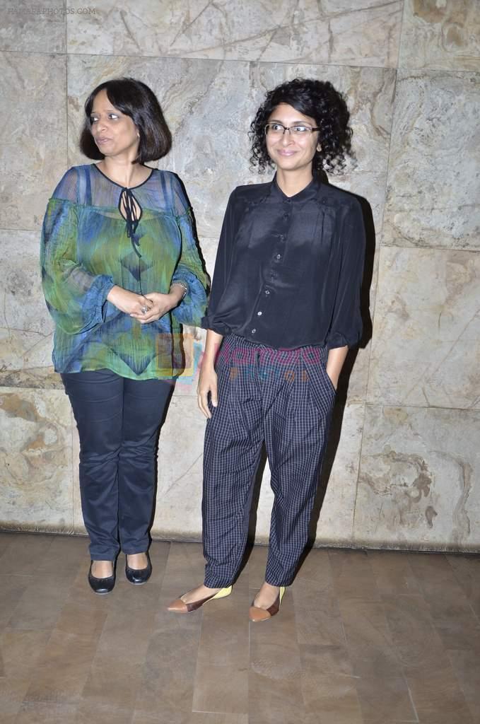 Nishtha Jain, Kiran Rao at Kiran Rao hosts Gulabi Gang screening in Lightbox, Mumbai on 13th Feb 2014