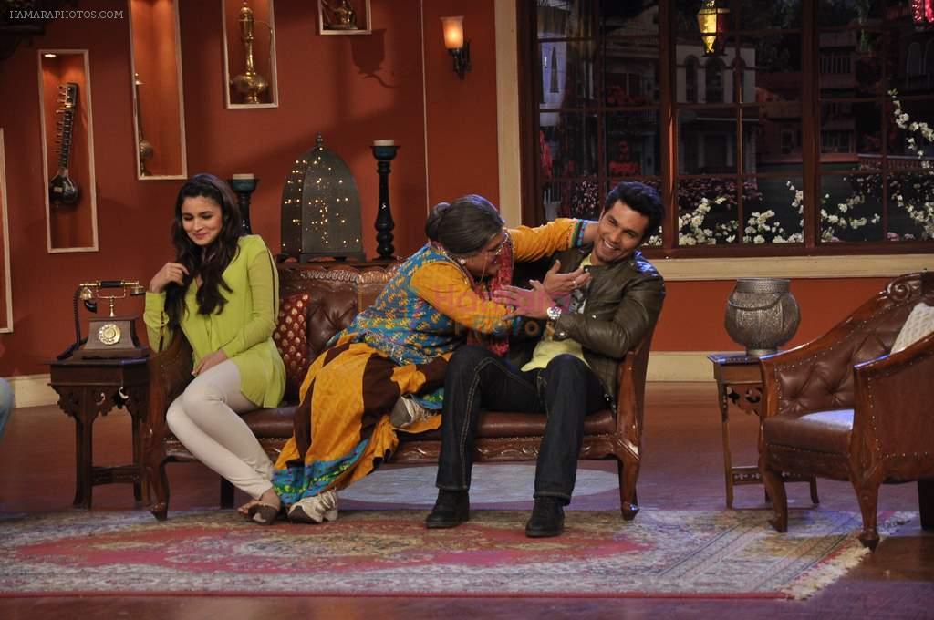 Alia Bhatt, Randeep Hooda on the sets of Comedy Nights with Kapil in Mumbai on 16th Feb 2014